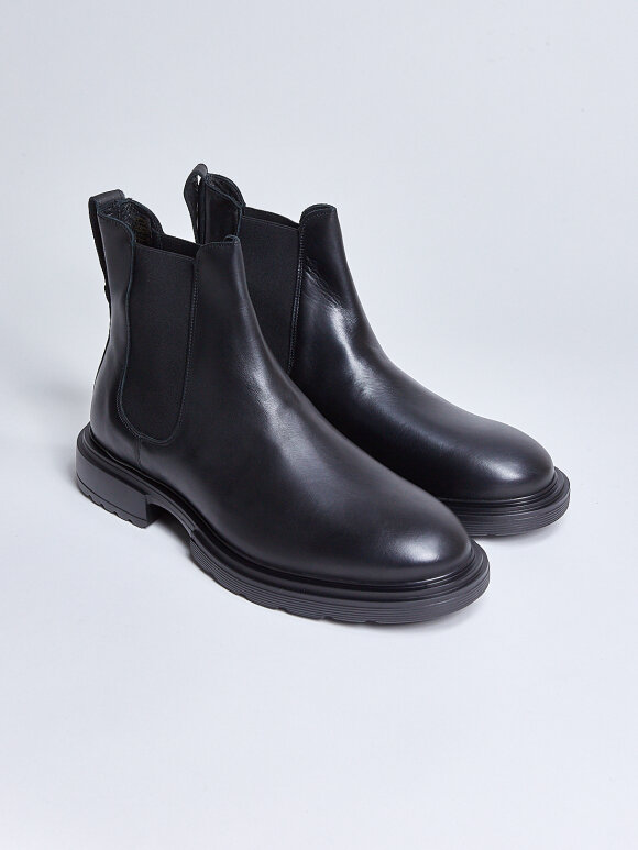 GARMENT PROJECT - Billy Chelsea - Black Leather
