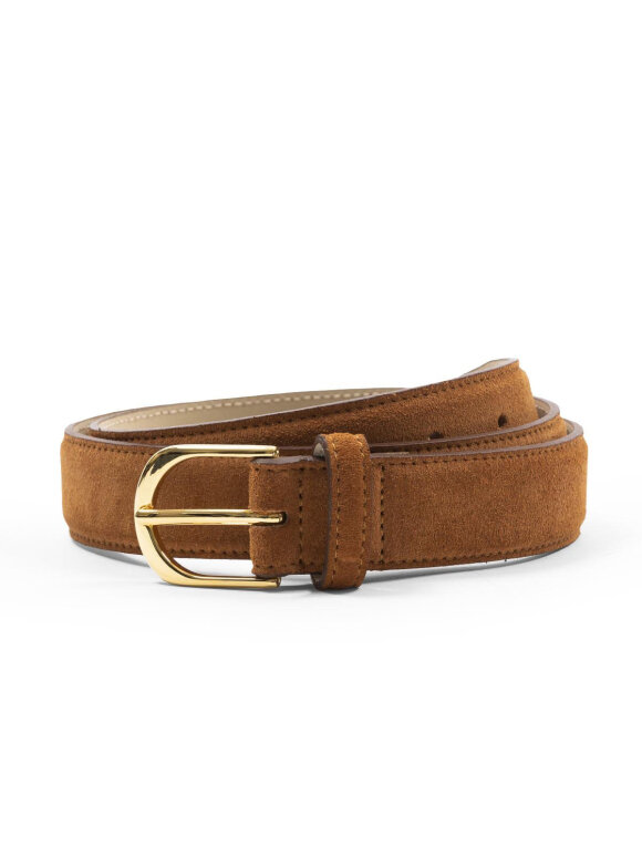 AN IVY - Brown Suede Belt Belts