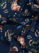 AN IVY - Forrest Navy Wool Scarf Scarf AN IVY - Forrest Navy Wool Scarf Scarf