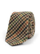 AN IVY - Brown Navy Green Check Wool  T