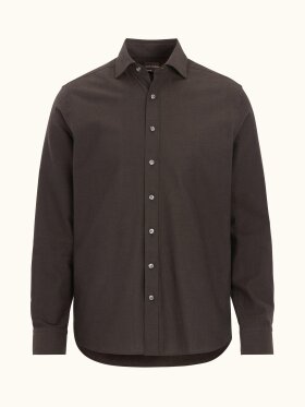 Oscar Jacobson - Reg Fit Cut Away Brushed Flann