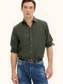 Oscar Jacobson - Reg Fit Cut Away Brushed Flann