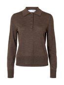 Selected Femme - SLFTHEA LS KNIT MERINO COLLAR