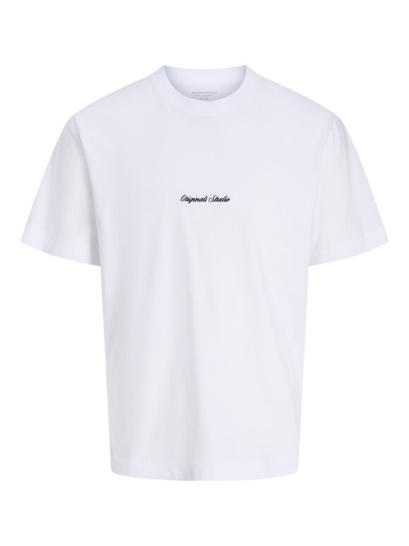 Jack & Jones - JORNORREBRO EMB TEE SS CN NOOS