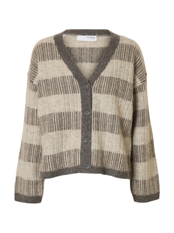 Selected Femme - SLF Alva Knit Stripe Cardigan Selected Femme - SLF Alva Knit Stripe Cardigan