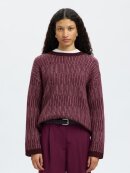 Selected Femme - SLF Alva LS Knit Stripe O-Neck Selected Femme - SLF Alva LS Knit Stripe O-Neck