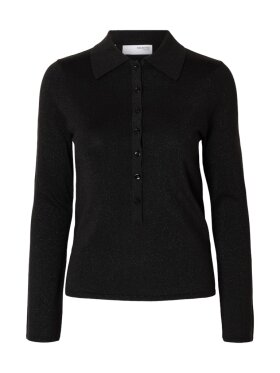 Selected Femme - SLF Lura LS Slim Knit Collar 