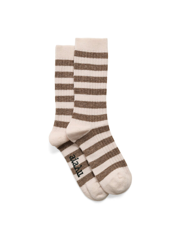 Aiayu - Striped Cashmere Sock Aiayu - Striped Cashmere Sock