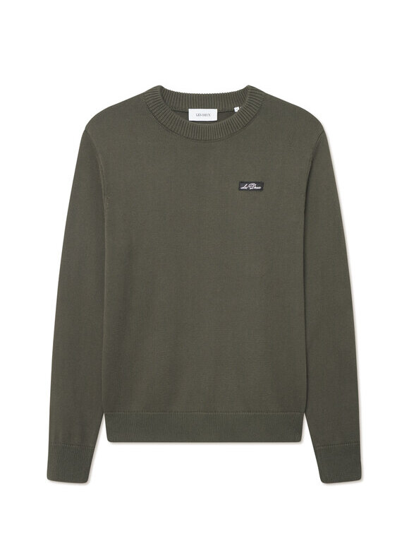 Les Deux - Garyb Patch Crewneck Knit