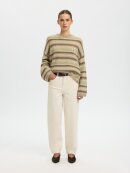 Selected Femme - SLF Lulu LS  Knit Button O-Nec