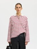 Selected Femme - SLF Wada LS Stripe Collar Top 