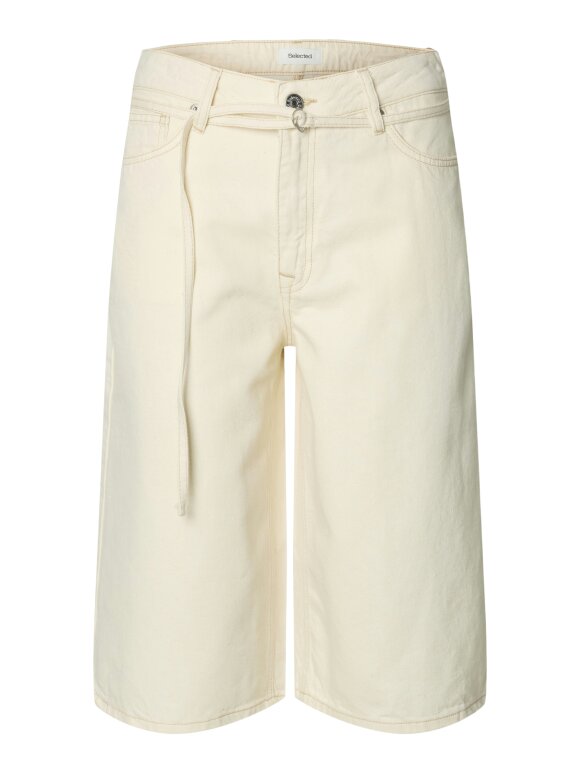 Selected Femme - SLF Tenna MW Bermuda Denim 