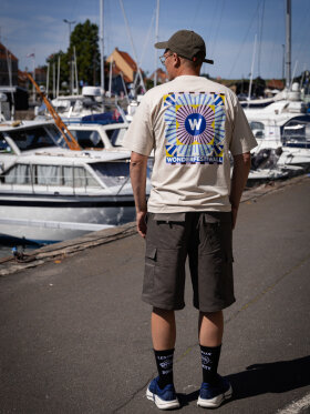 Wonderfestiwall - Ecru mosaik T-shirt 