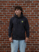 Wonderfestiwall - Charcoal Hoodie m. gul print Wonderfestiwall - Charcoal Hoodie m. gul print