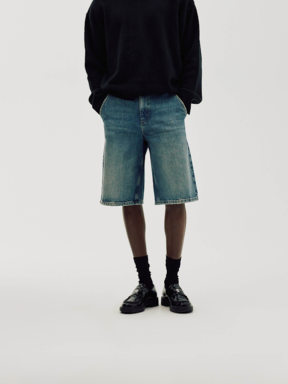 Bareen - STRAIGHT Denim Shorts Bareen - STRAIGHT Denim Shorts