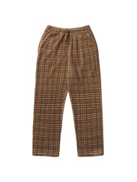 KAPPY - Fleece Check String Pants
