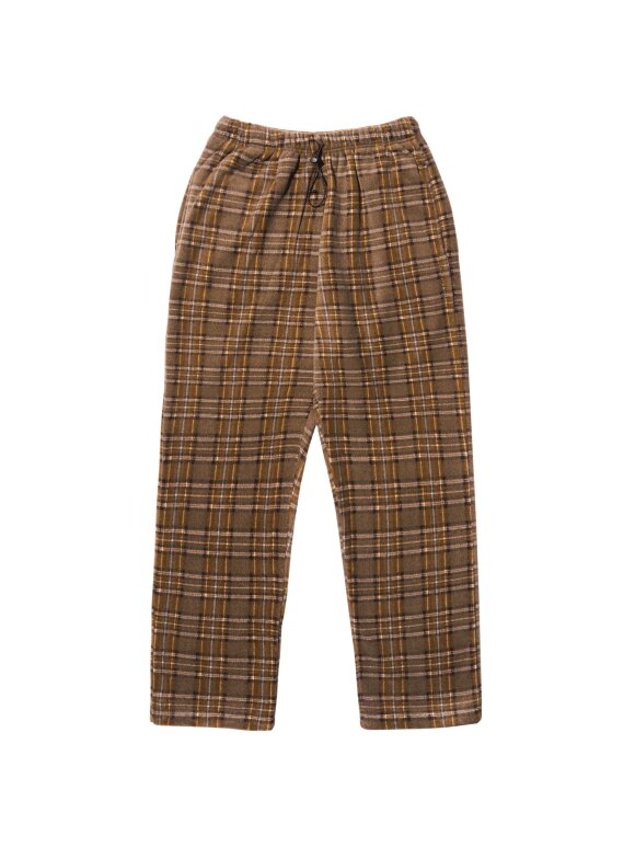 KAPPY - Fleece Check String Pants KAPPY - Fleece Check String Pants