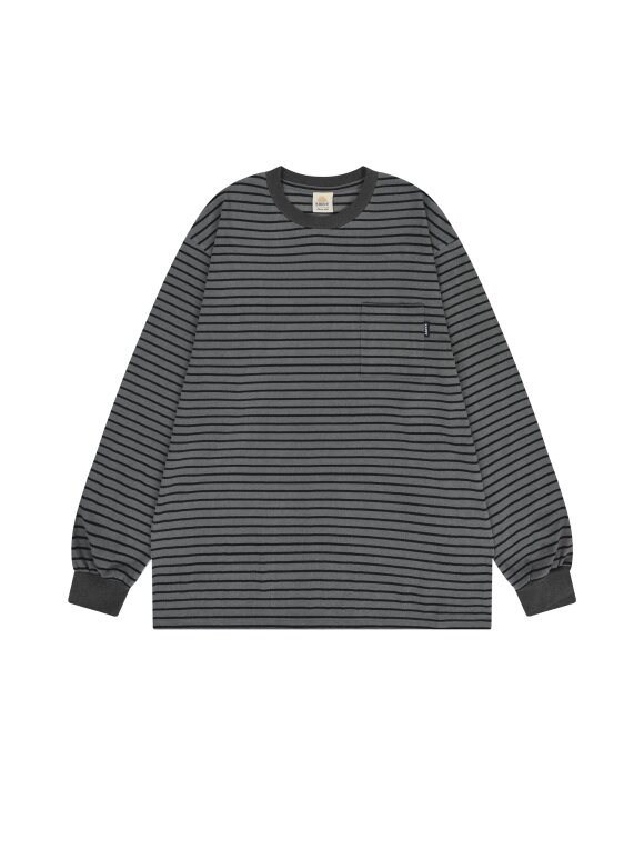 KAPPY - Pigment Stripe Long Sleeve KAPPY - Pigment Stripe Long Sleeve