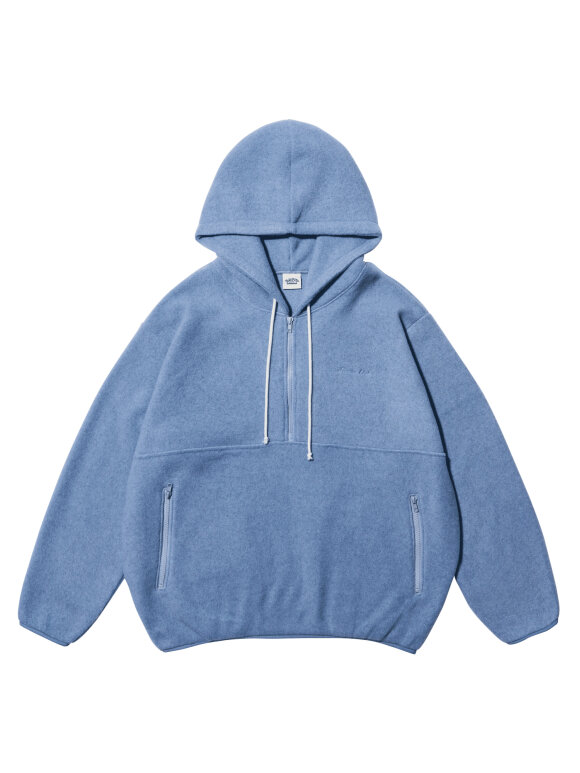 KAPPY - Fleece Hoodie Half Zip Up KAPPY - Fleece Hoodie Half Zip Up