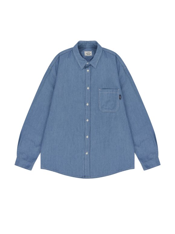 KAPPY - Relaxed Chambray Shirt KAPPY - Relaxed Chambray Shirt