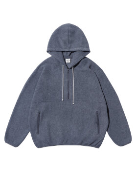 KAPPY - Fleece Hoodie Half Zip Up