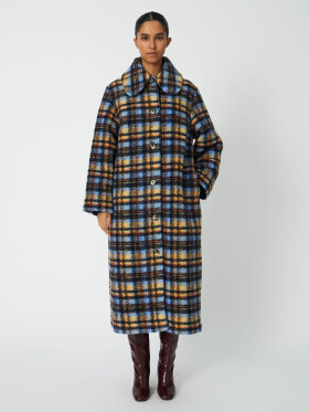 Stella Nova - Long Wool Checked Coat Stella Nova - Long Wool Checked Coat
