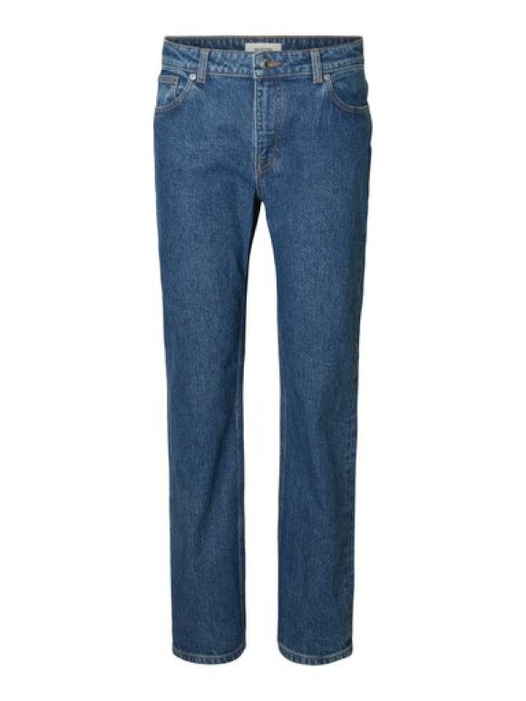 Selected Femme - SLWSTRAIGHT BEA-KORI MW JEANS Selected Femme - SLWSTRAIGHT BEA-KORI MW JEANS