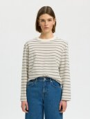 Selected Femme - SLWESSENTIAL LS STRIPED BOXY T Selected Femme - SLWESSENTIAL LS STRIPED BOXY T