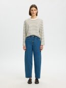 Selected Femme - SLWESSENTIAL LS STRIPED BOXY T Selected Femme - SLWESSENTIAL LS STRIPED BOXY T