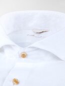 Stenstrøms - White Slimline Linen Shirt SS