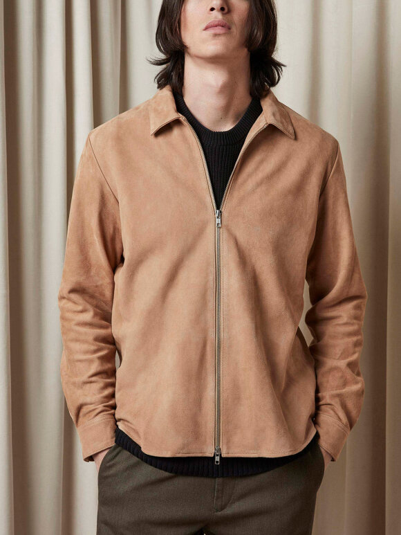 NN07 - Zip Suede Shirt 8239
