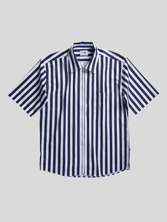NN07 - Ibi Short Zip Shirt
