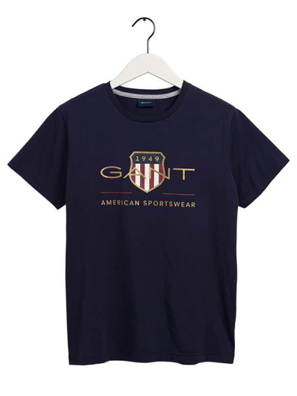 GANT - D2. ARCHIVE SHIELD SS T-SHIRT