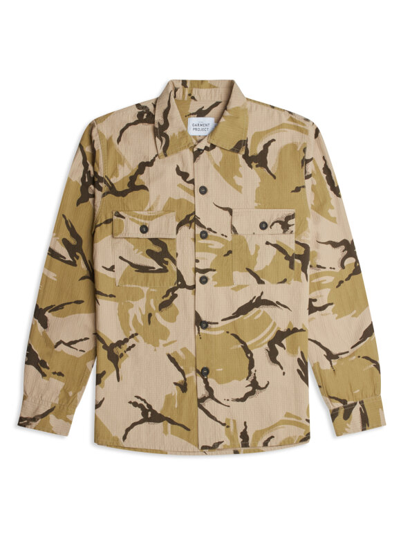 GARMENT PROJECT - Overshirt Military - Taupe GARMENT PROJECT - Overshirt Military - Taupe