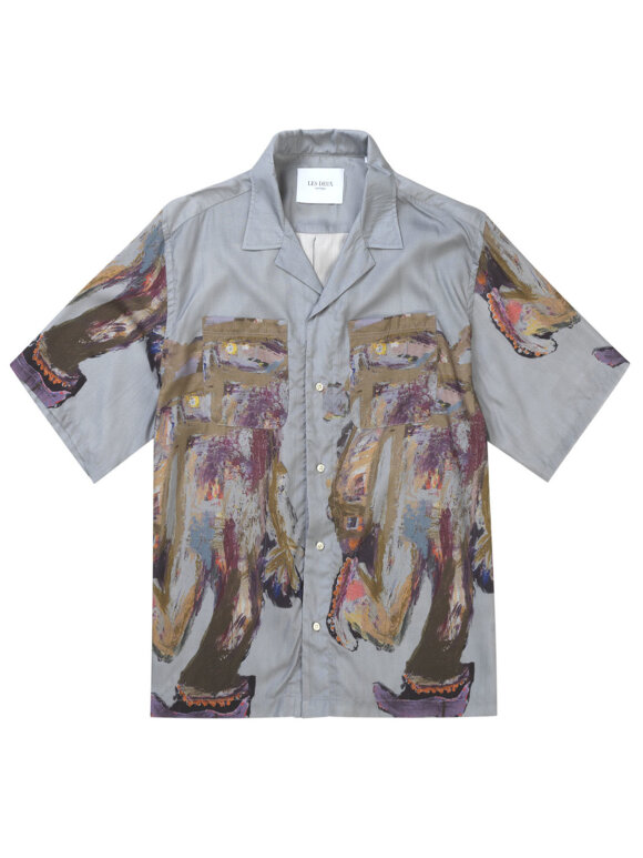 Les Deux - Kabangu AOP Tencel SS Shirt