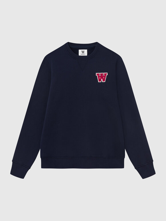 DOUBLE A BY W.W. - Tye AA patches sweatshirt
