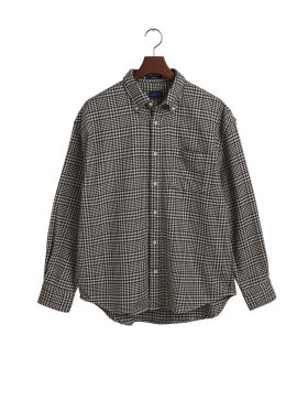 GANT - D1. OS Cotton Houndstooth Shir