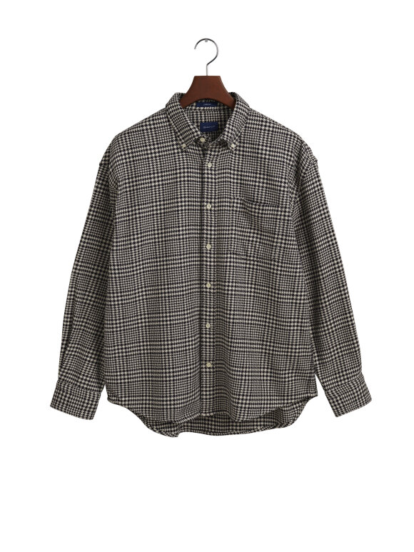 GANT - D1. OS Cotton Houndstooth Shir