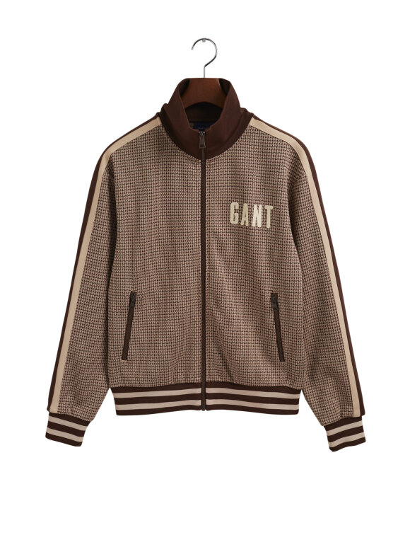 GANT - D1. HOUNDSTOOTH TRACKSUIT JACK