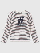 DOUBLE A BY W.W. - Mel Stripe Typo LS
