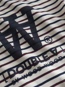 DOUBLE A BY W.W. - Mel Stripe Typo LS