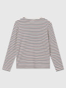 DOUBLE A BY W.W. - Mel Stripe Typo LS