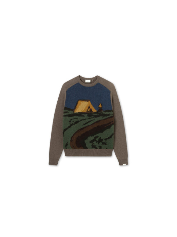 forét - CAMP JACQUARD KNIT