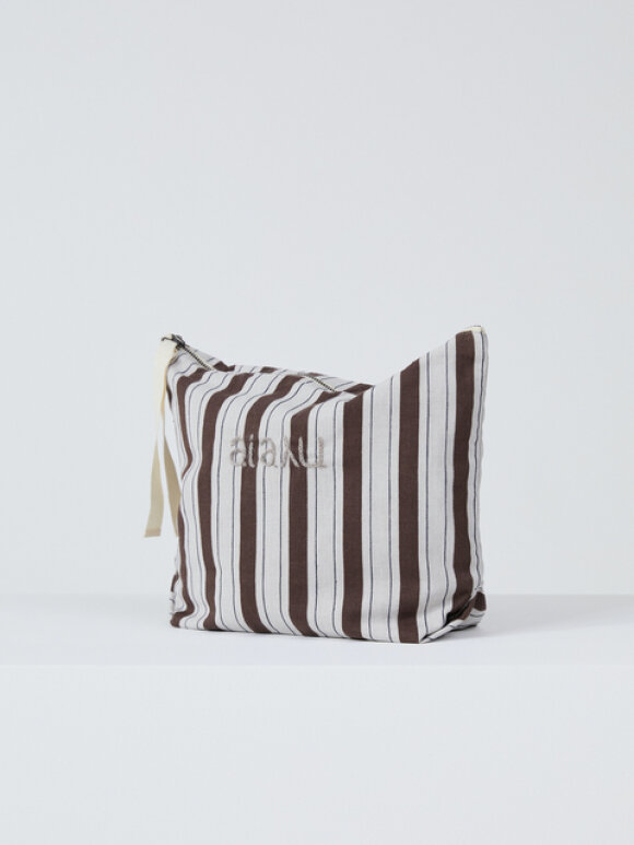 Aiayu - POUCH COTTON SLUB STRIPED