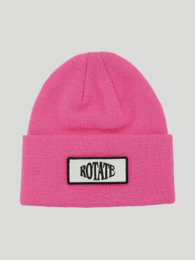 Rotate - Knitted Beanie W. Patch 