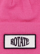 Rotate - Knitted Beanie W. Patch 
