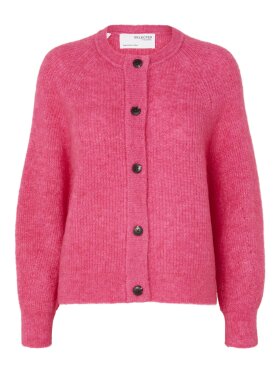Selected Femme - SLFLULU LS KNIT SHORT CARDIGAN