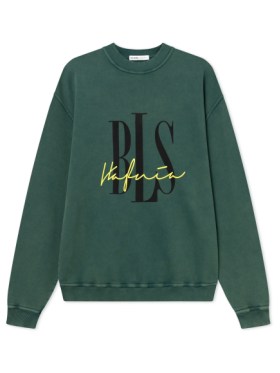 BLS HAFNIA - Outline Logo Crewneck Washed