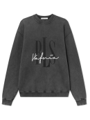 BLS HAFNIA - Outline Logo Crewneck Washed