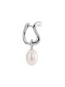 Maria Black - Langebro Huggie Silver Left Maria Black - Langebro Huggie Silver Left